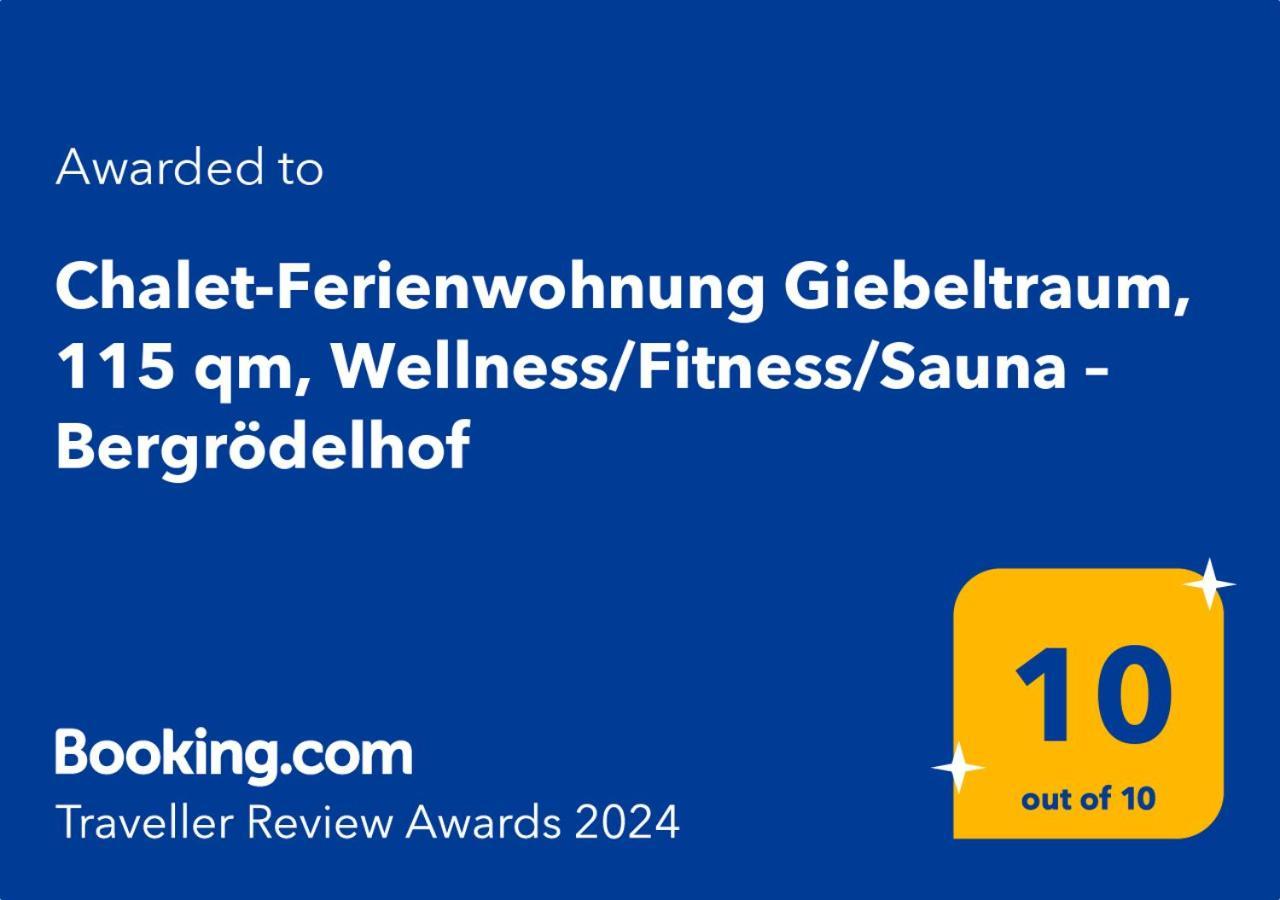 Chalet-Ferienwohnung Giebeltraum, 115 Qm, Wellness/Fitness/Sauna - Bergroedelhof Feilitzsch Екстериор снимка