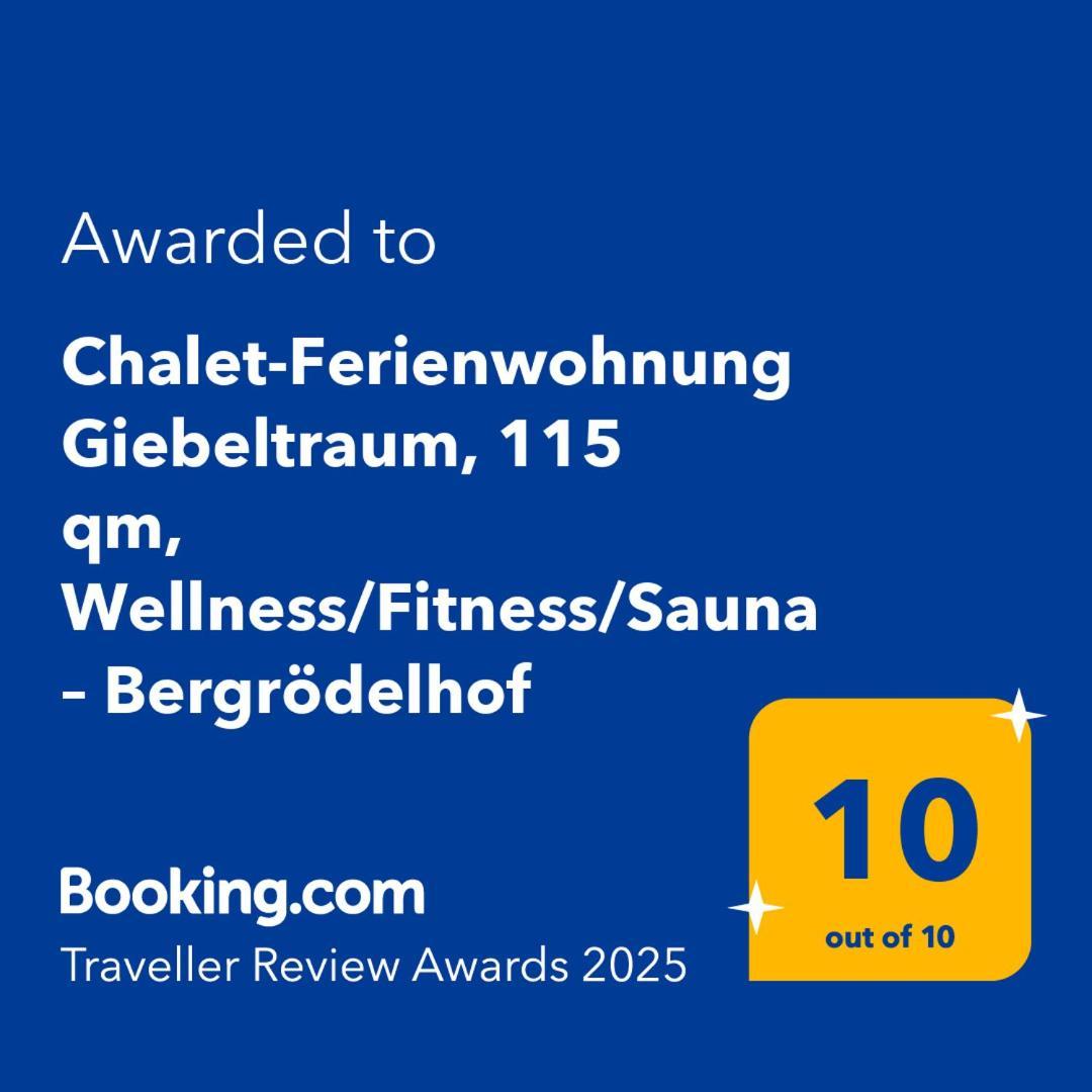 Chalet-Ferienwohnung Giebeltraum, 115 Qm, Wellness/Fitness/Sauna - Bergroedelhof Feilitzsch Екстериор снимка